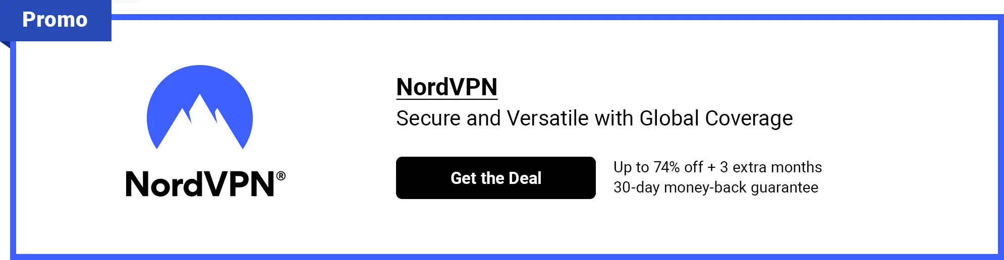 NordVPN Promotion